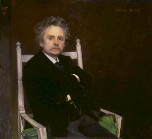 Portrait of Edvard Grieg by Eilif Peterssen