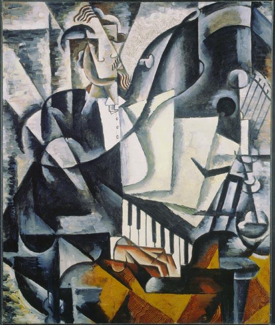 Lyubov Popova "The Pianist" 1914