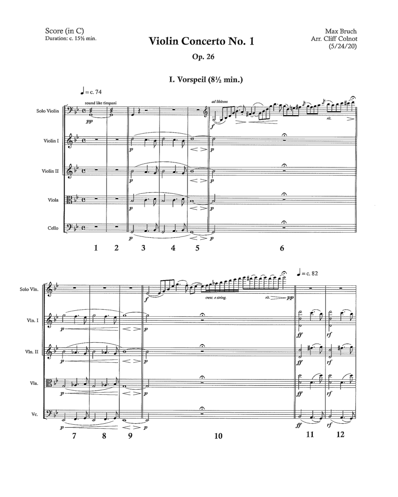 Violin Concerto No. 1