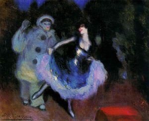 Pierrot-and-Colombina-Picasso-1900-
