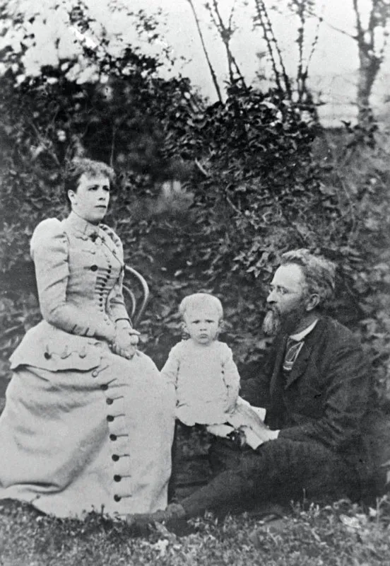 Prokofiev as a toddler in 1892