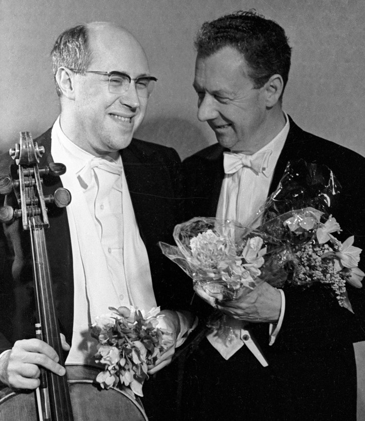 Mstislav Rostropovich and Benjamin Britten