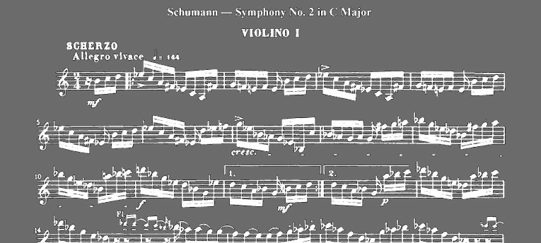 Schumann Scherzo excerpt