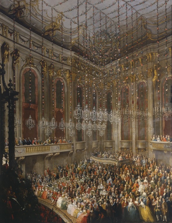 Concert at the Redoutensaal. Martin van Meytens, 1760.